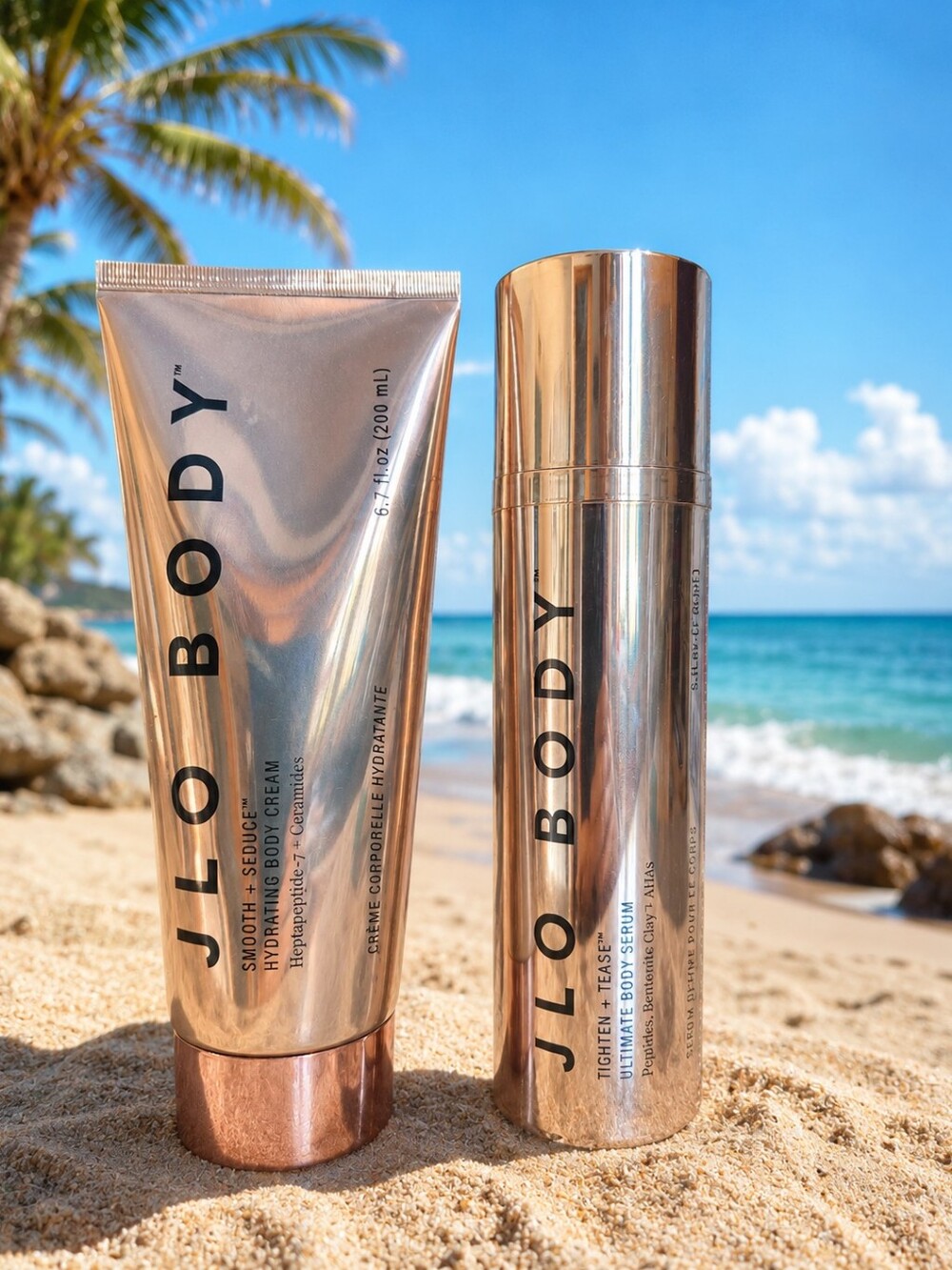 JLO BODY CREAM AND SERUM SET
